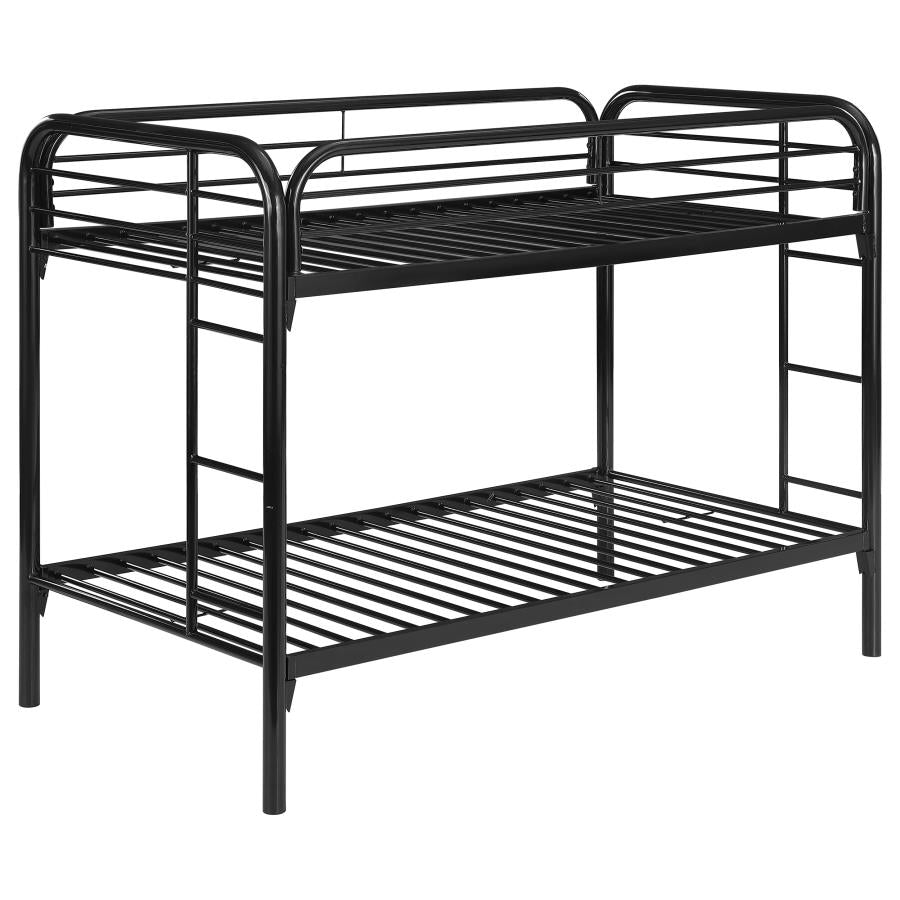 Morgan Black Twin / Twin Bunk Bed