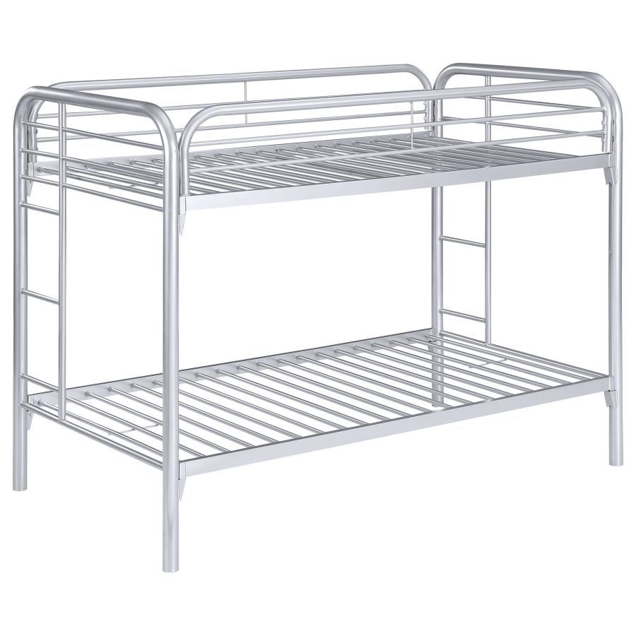 Morgan Silver Twin / Twin Bunk Bed