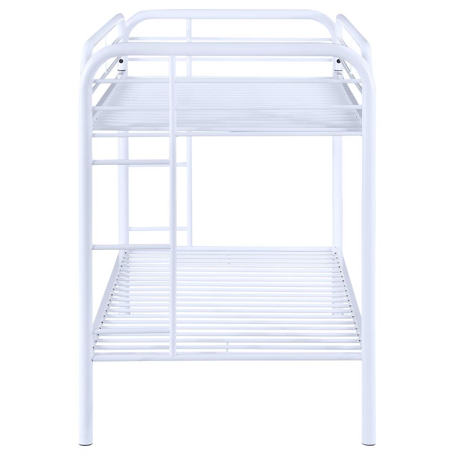 Morgan White Twin / Twin Bunk Bed