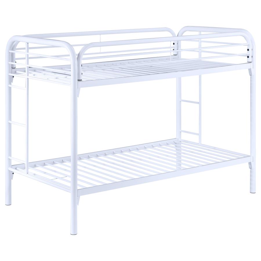 Morgan White Twin / Twin Bunk Bed