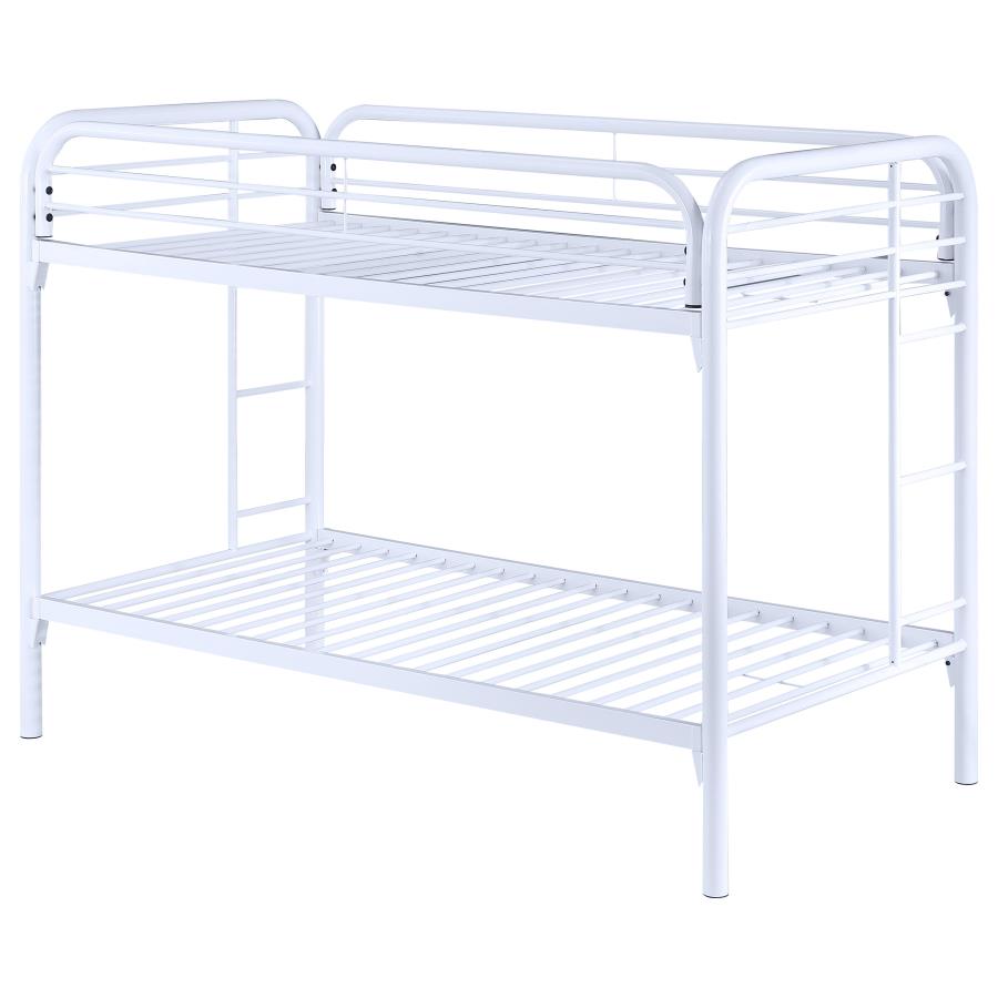 Morgan White Twin / Twin Bunk Bed