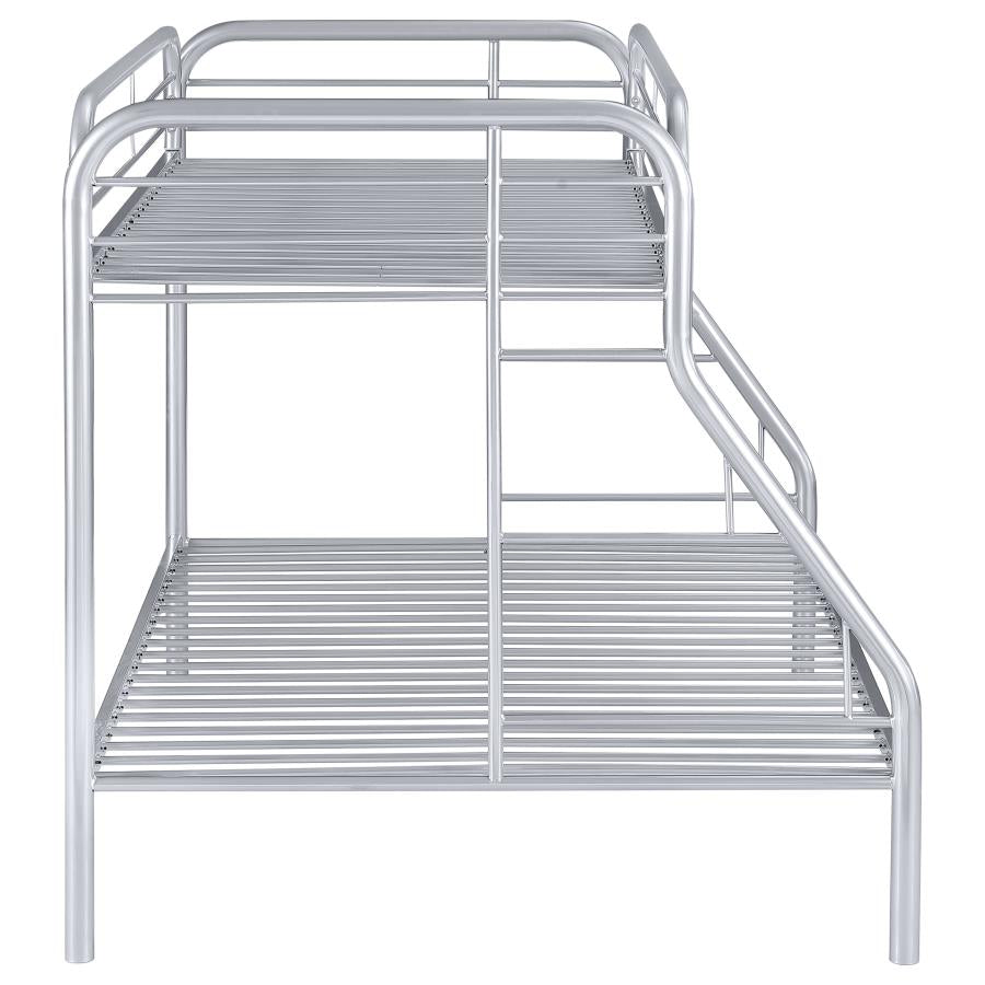 Morgan Silver Twin / Full Bunk Bed