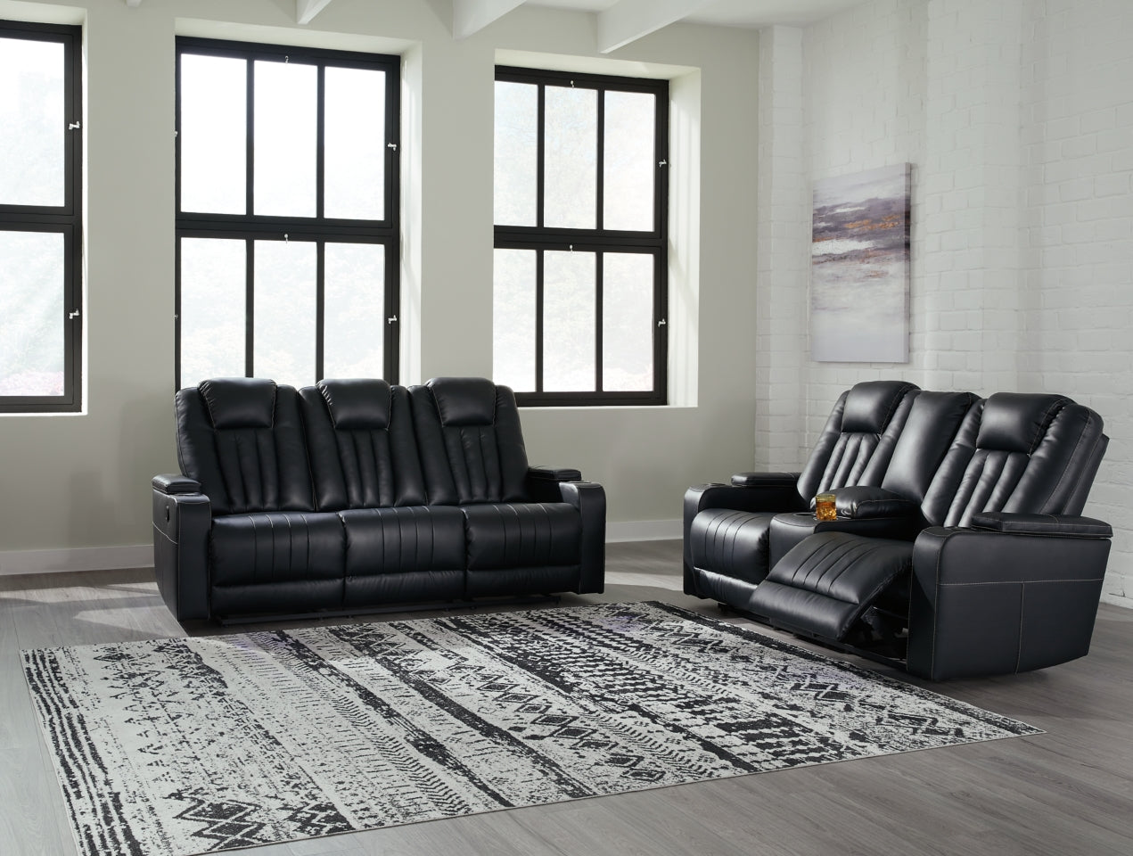 Center Point Sofa and Loveseat