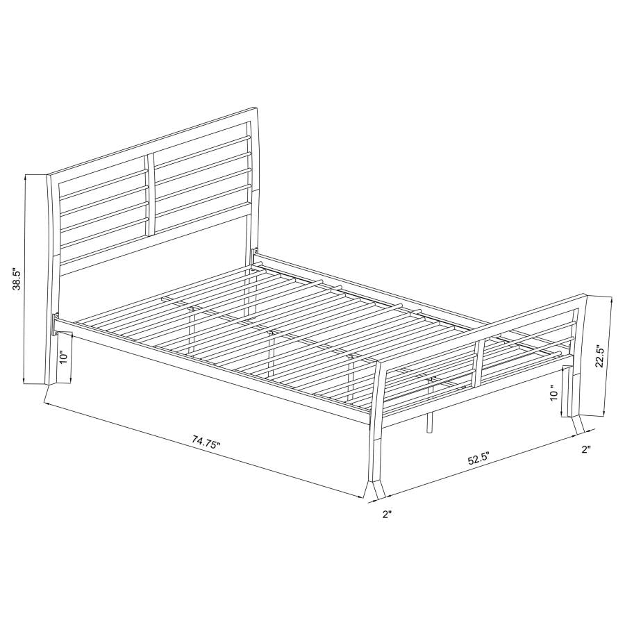 Cooper Silver Full Bed