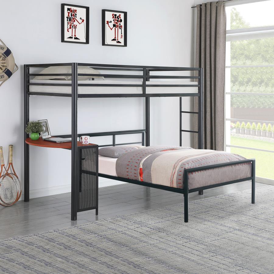 Fisher Grey Twin Bed