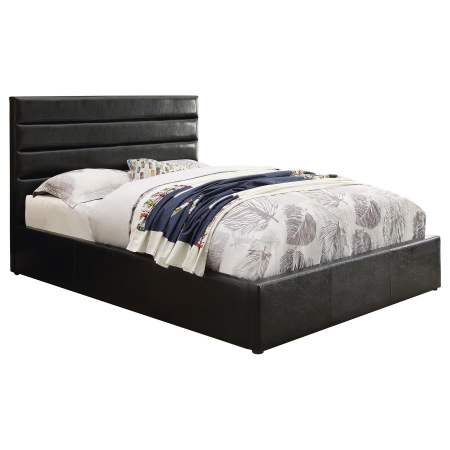 Riverbend Black Full Storage Bed