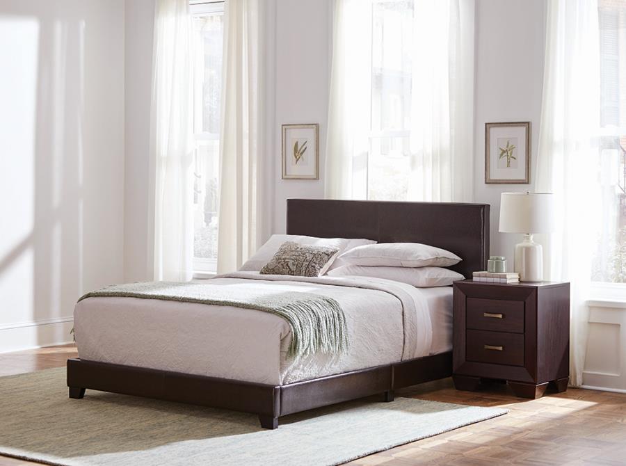 Dorian Brown Full Bed 4 Pc Set