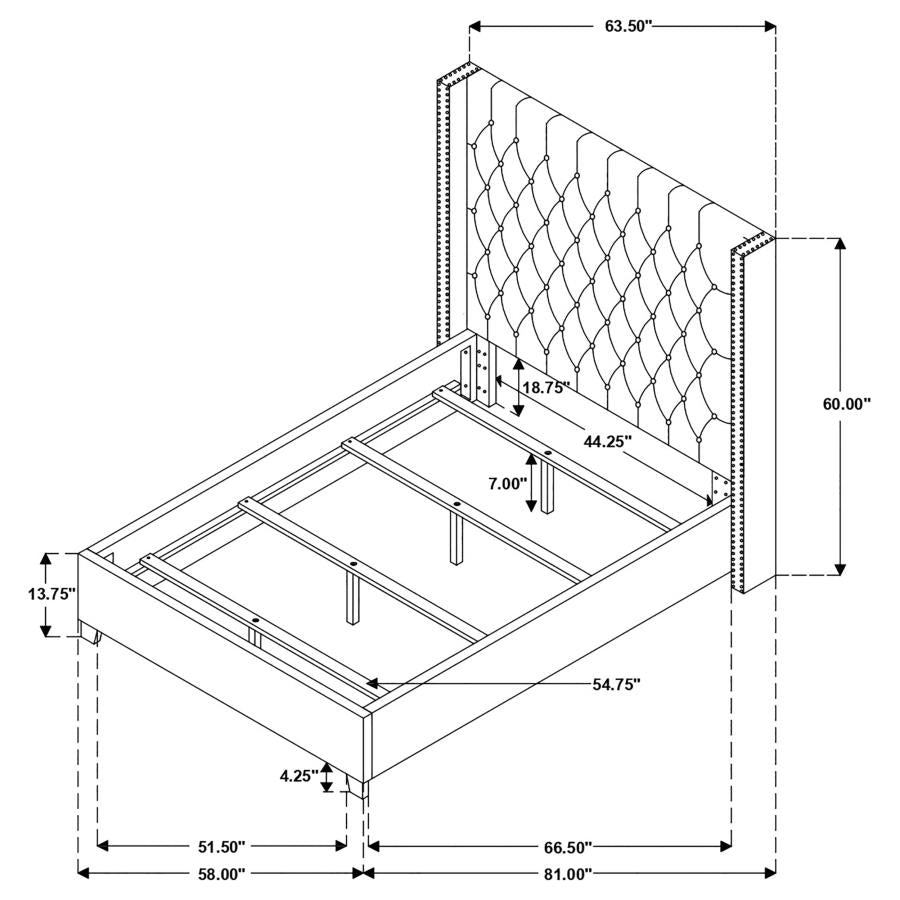 Bancroft Grey Full Bed