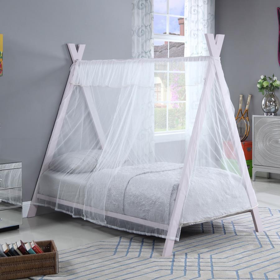 Fultonville Pink Twin Tent Bed