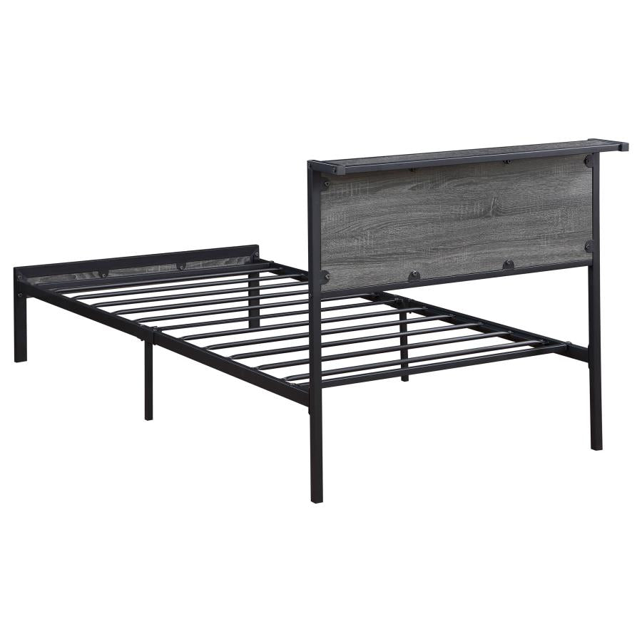 Ricky Grey Twin Bed