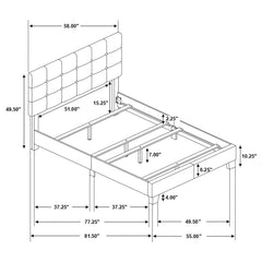 Mapes Grey Full Bed