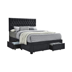 Soledad Grey Full Storage Bed