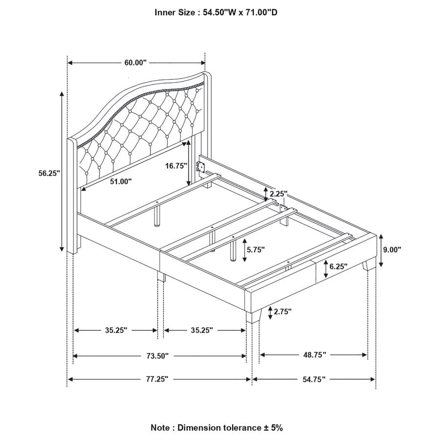 Sonoma Beige Full Bed