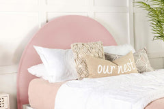 June Pink Twin Headboard