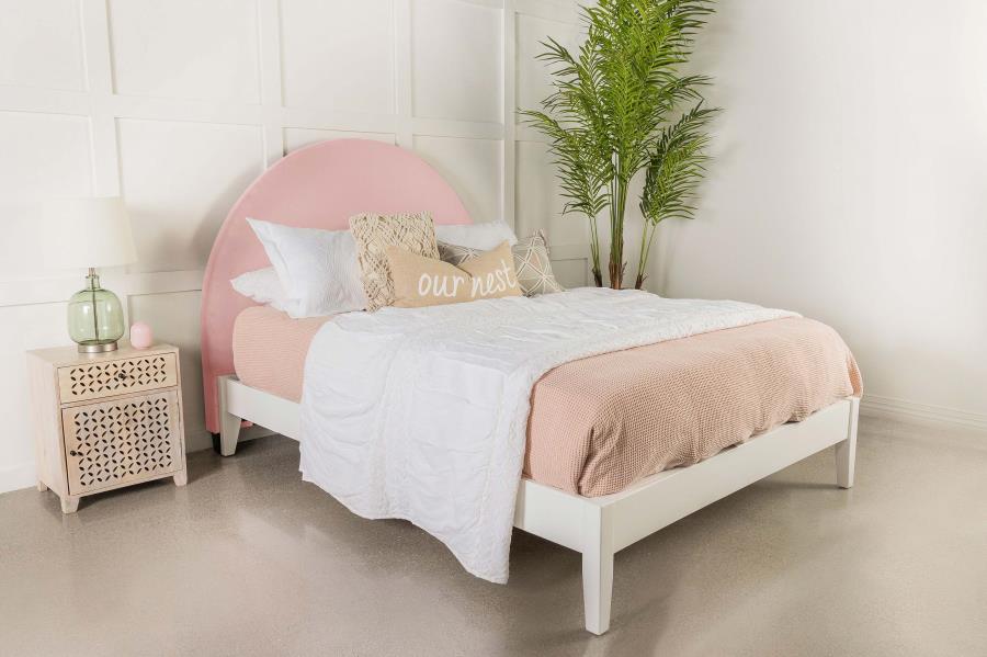 June Pink Twin Headboard