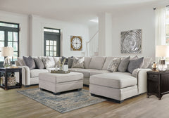 Dellara 5-Piece Sectional with Ottoman - PKG001118