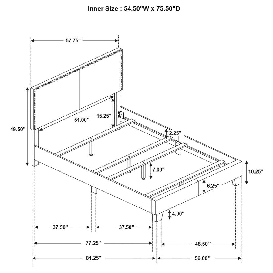 Boyd Ivory Full Bed