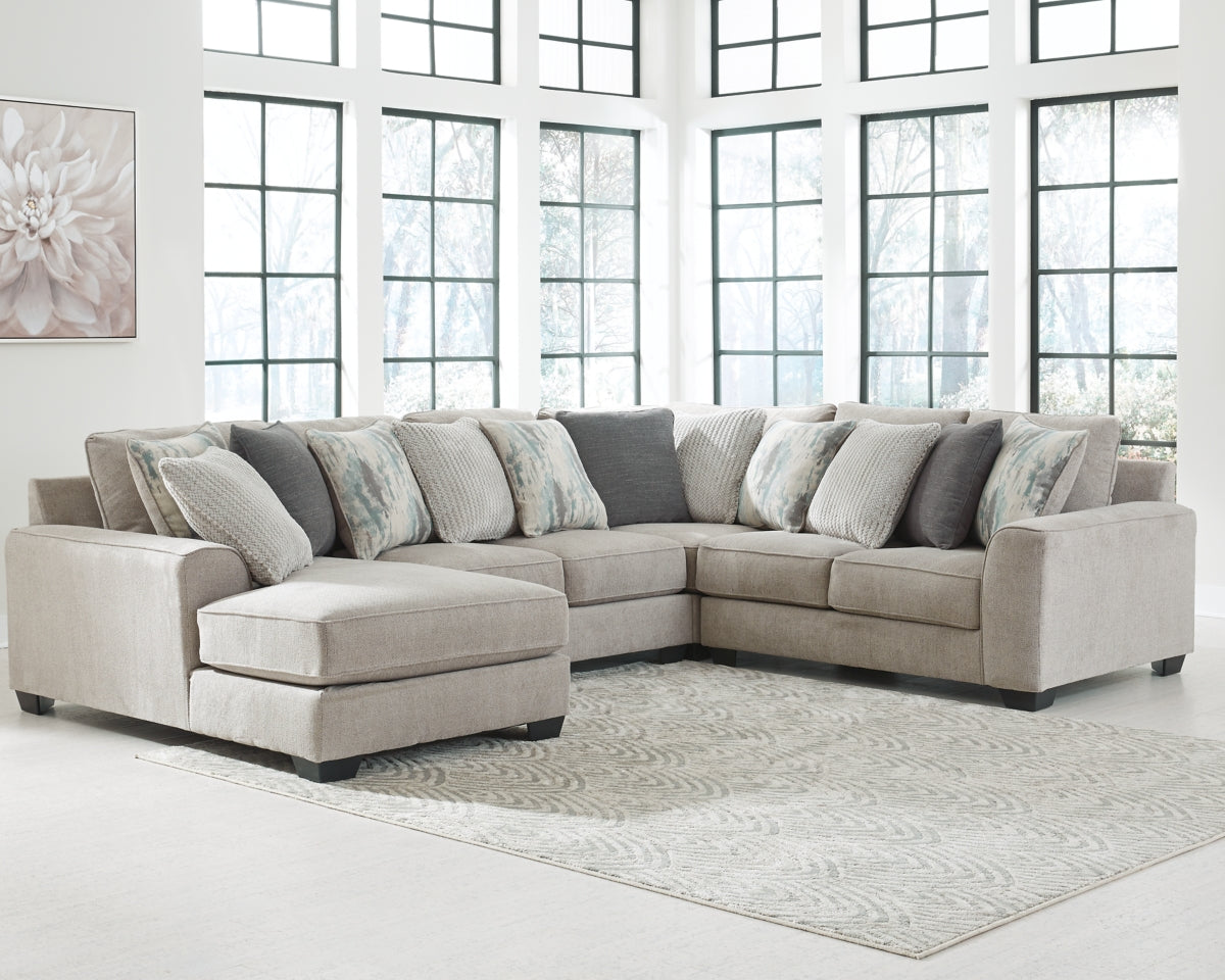 Ardsley 4-Piece Sectional with Ottoman - PKG001220