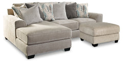 Ardsley 2-Piece Sectional with Ottoman - PKG001222