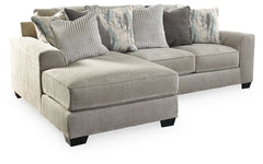 Ardsley 2-Piece Sectional with Ottoman - PKG001222