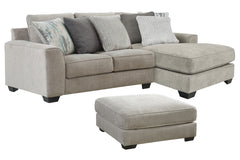 Ardsley 2-Piece Sectional with Ottoman - PKG001224