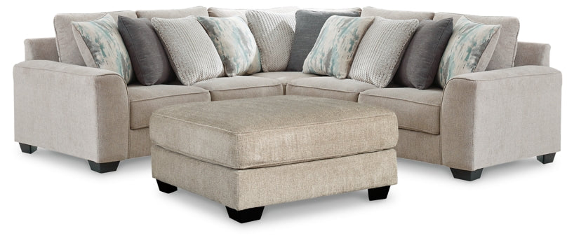 Ardsley 3-Piece Sectional with Ottoman - PKG001228