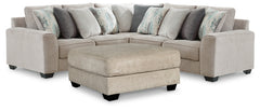 Ardsley 3-Piece Sectional with Ottoman - PKG001228