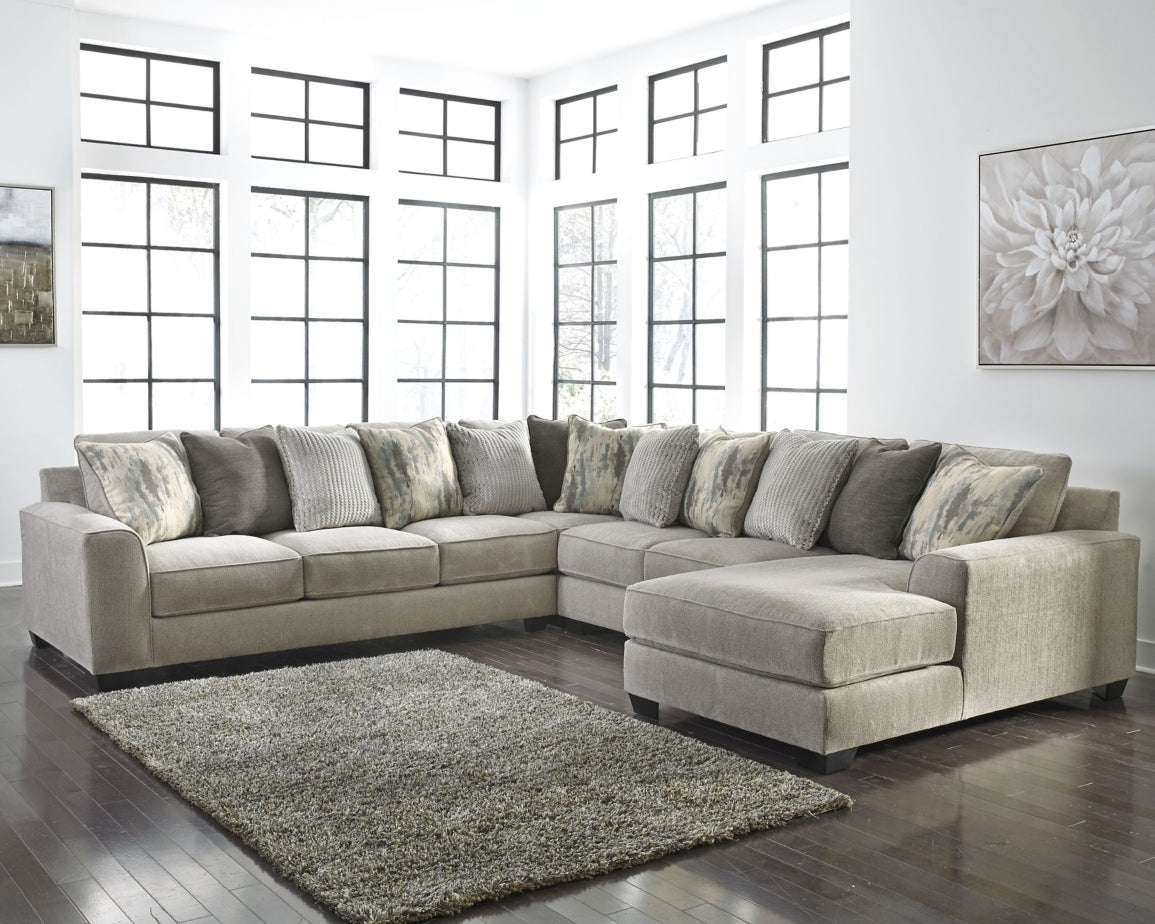 Ardsley 4-Piece Sectional with Ottoman - PKG001212