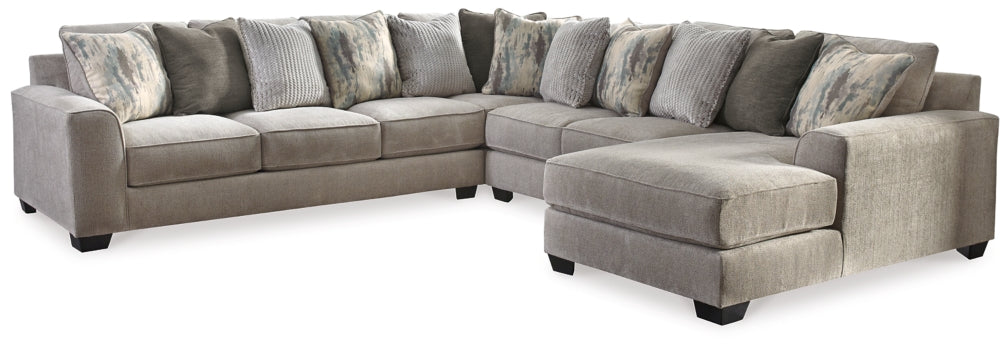 Ardsley 4-Piece Sectional with Ottoman - PKG001212