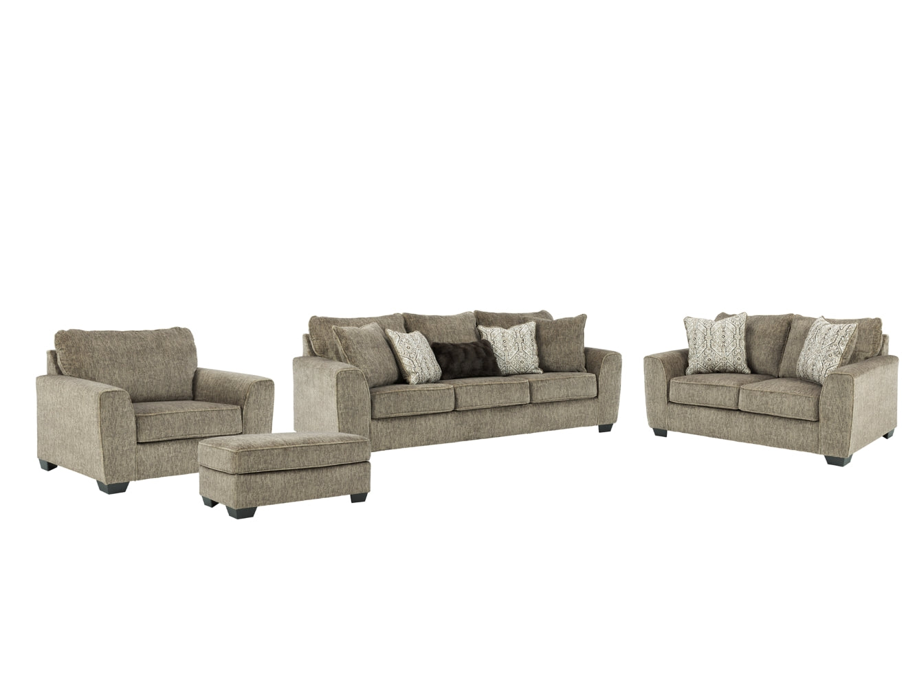 Olin Sofa, Loveseat, Chair and Ottoman