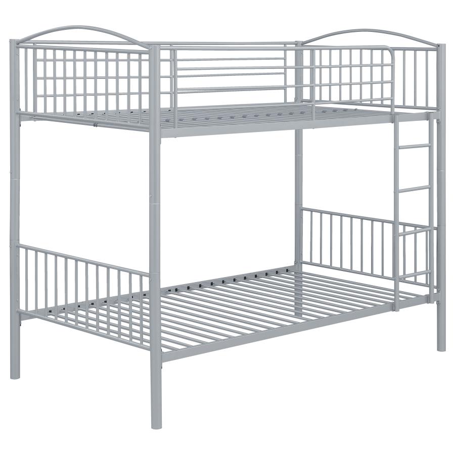 Anson Silver Twin / Twin Bunk Bed