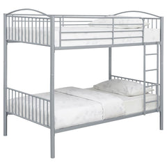 Anson Silver Twin / Twin Bunk Bed