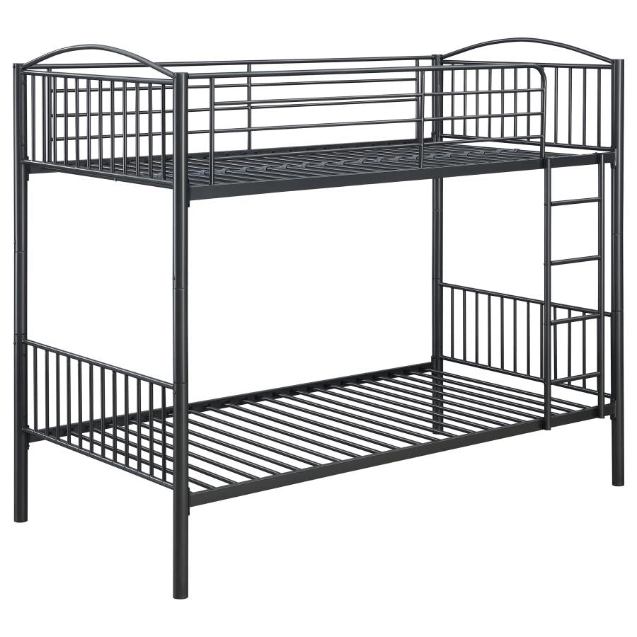 Anson Grey Twin / Twin Bunk Bed