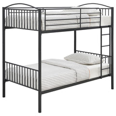 Anson Grey Twin / Twin Bunk Bed