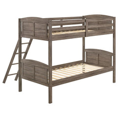 Flynn Brown Twin / Twin Bunk Bed