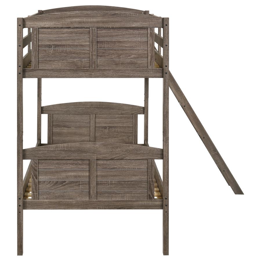 Flynn Brown Twin / Twin Bunk Bed