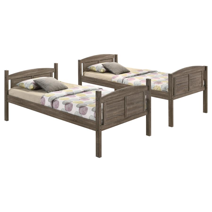 Flynn Brown Twin / Twin Bunk Bed