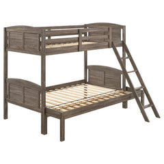 Flynn Brown Twin / Full Bunk Bed