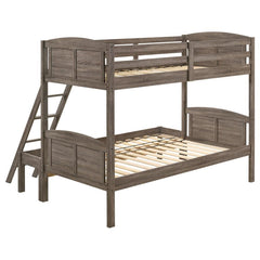 Flynn Brown Twin / Full Bunk Bed