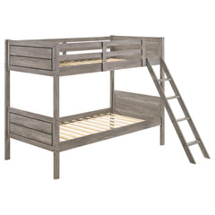 Ryder Grey Twin / Twin Bunk Bed