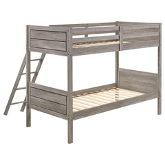 Ryder Grey Twin / Twin Bunk Bed