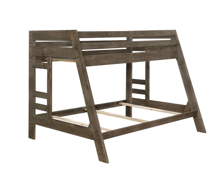 Wrangle Hill Grey Twin / Full Bunk Bed