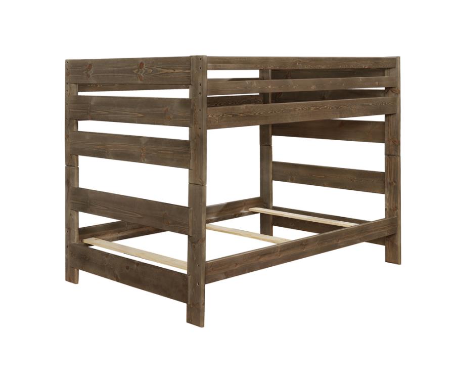 Wrangle Hill Grey Full / Full Bunk Bed