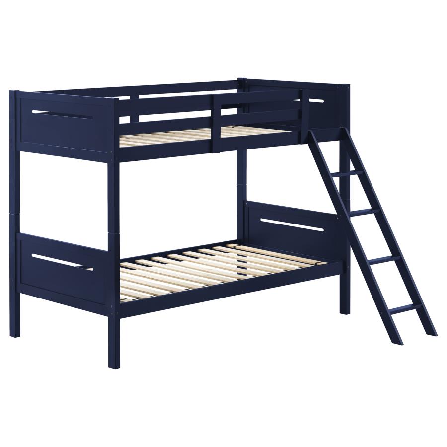 Littleton Blue Twin / Twin Bunk Bed