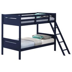 Littleton Blue Twin / Twin Bunk Bed