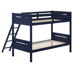 Littleton Blue Twin / Twin Bunk Bed