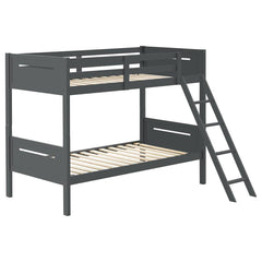 Littleton Grey Twin / Twin Bunk Bed