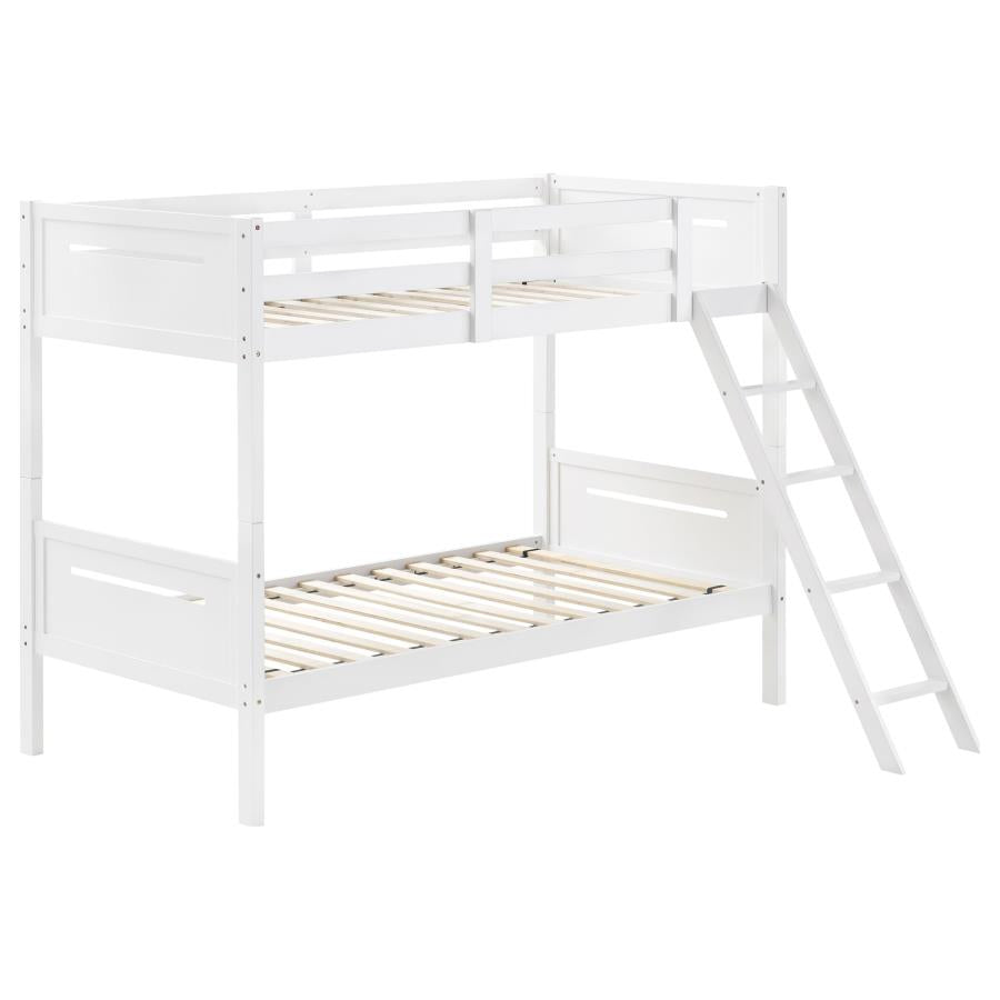 Littleton White Twin / Twin Bunk Bed