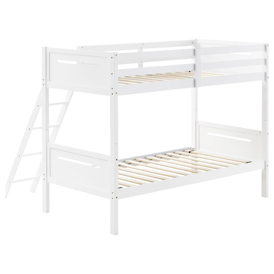 Littleton White Twin / Twin Bunk Bed