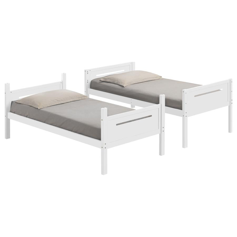 Littleton White Twin / Twin Bunk Bed